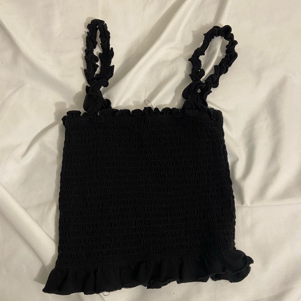 Black crop top
